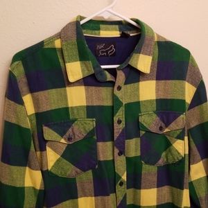 Fox Men's Large Flannel